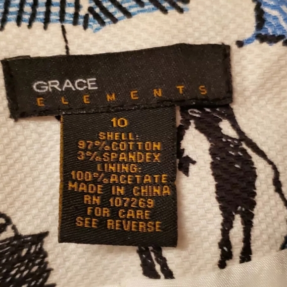 Womam's Two Button Coat / Blazer By Grace Elements - Picture 3 of 6